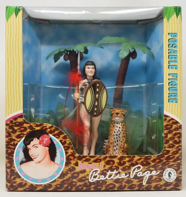 Jungle Bettie Page Posable Figure Dark Horse Comics