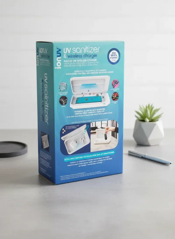 Ion UV Sanitizer & Wireless Charging New in Sealed Box