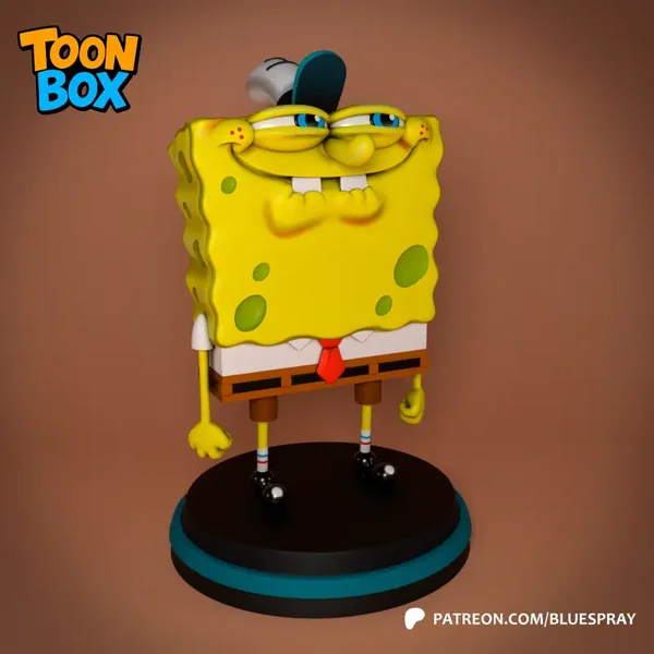 Figurine 3D Résine – "SpongeBob " (ToonBox)