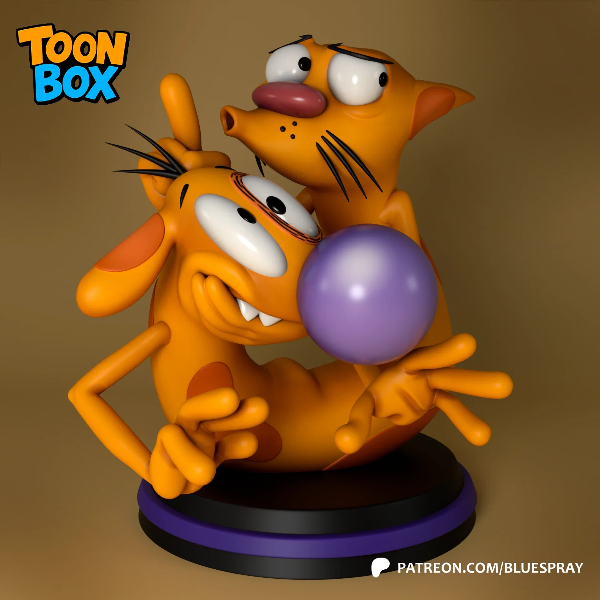 Figurine 3D Résine – "CatDog" (ToonBox)
