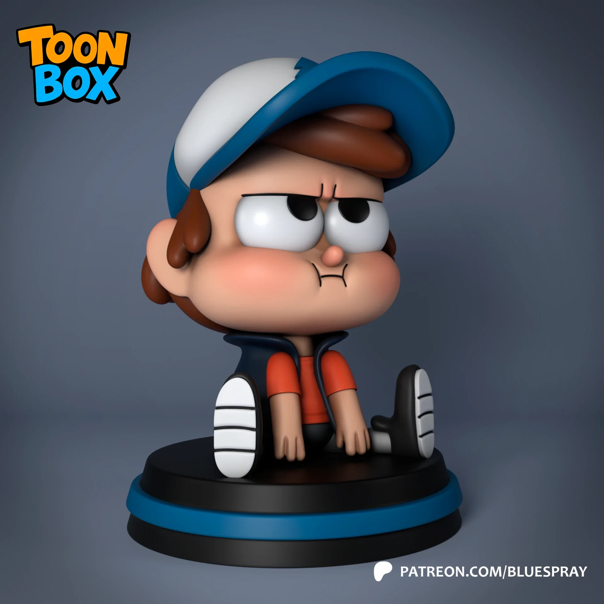 Figurine 3D Résine – "Dipper Pines" (ToonBox)