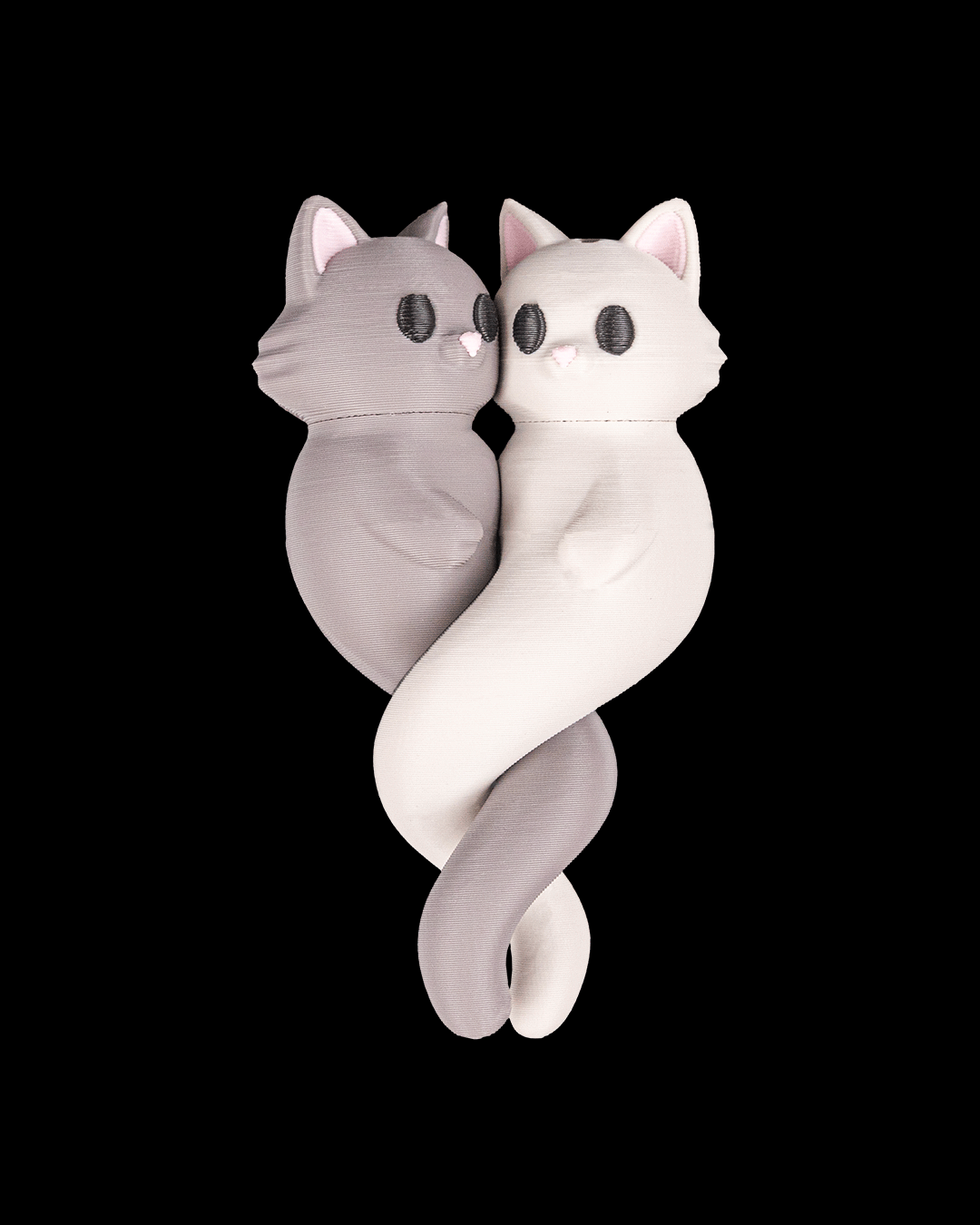 Duo Félin Aimanté – Colliers chats assortis avec aimants