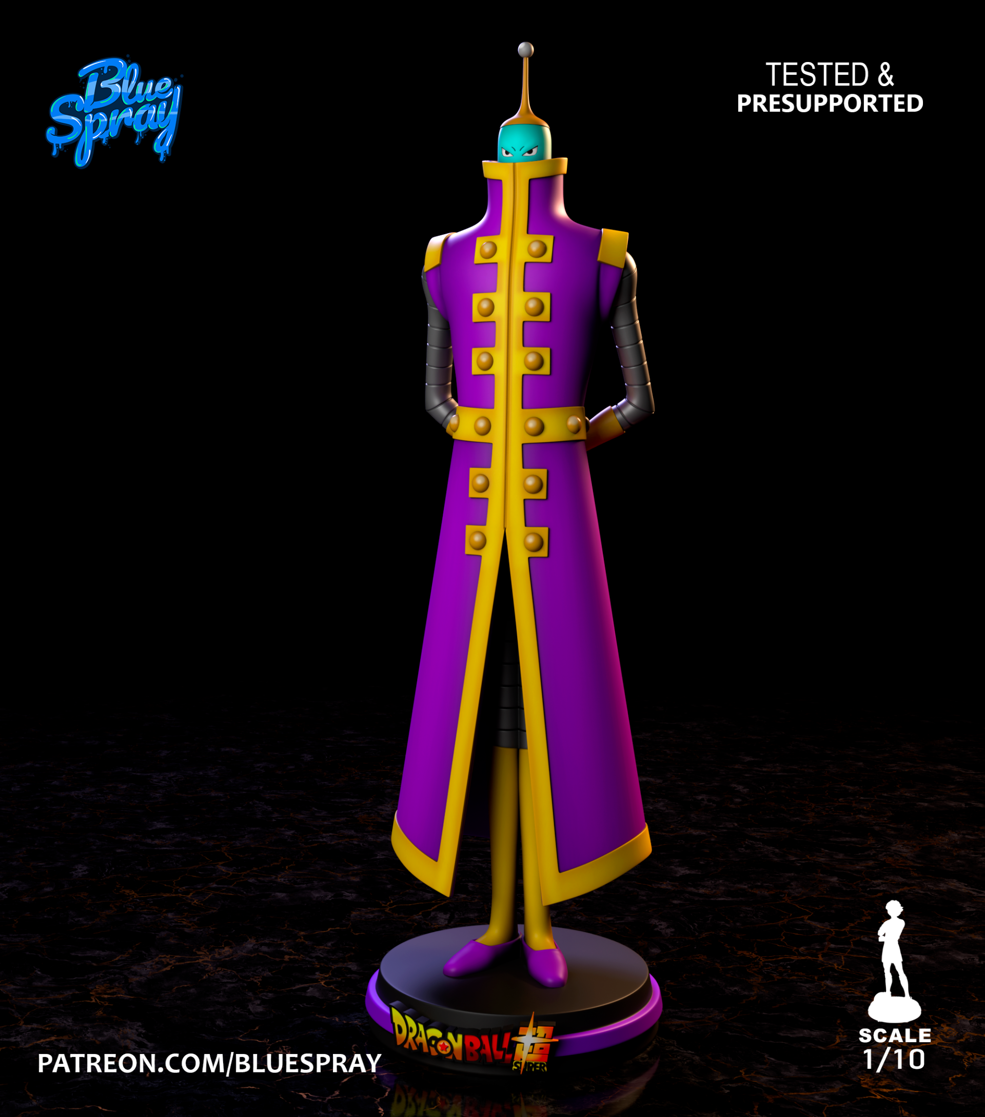 Figurine 3D Résine – "Zeno's Guardian" (inspirée de Dragon Ball Super)