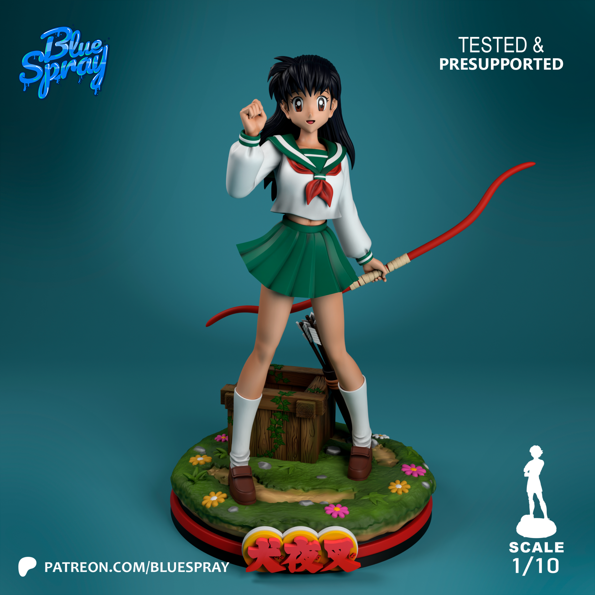 Figurine 3D Résine – "Kagome Higurashi" (inspirée de Inuyasha)