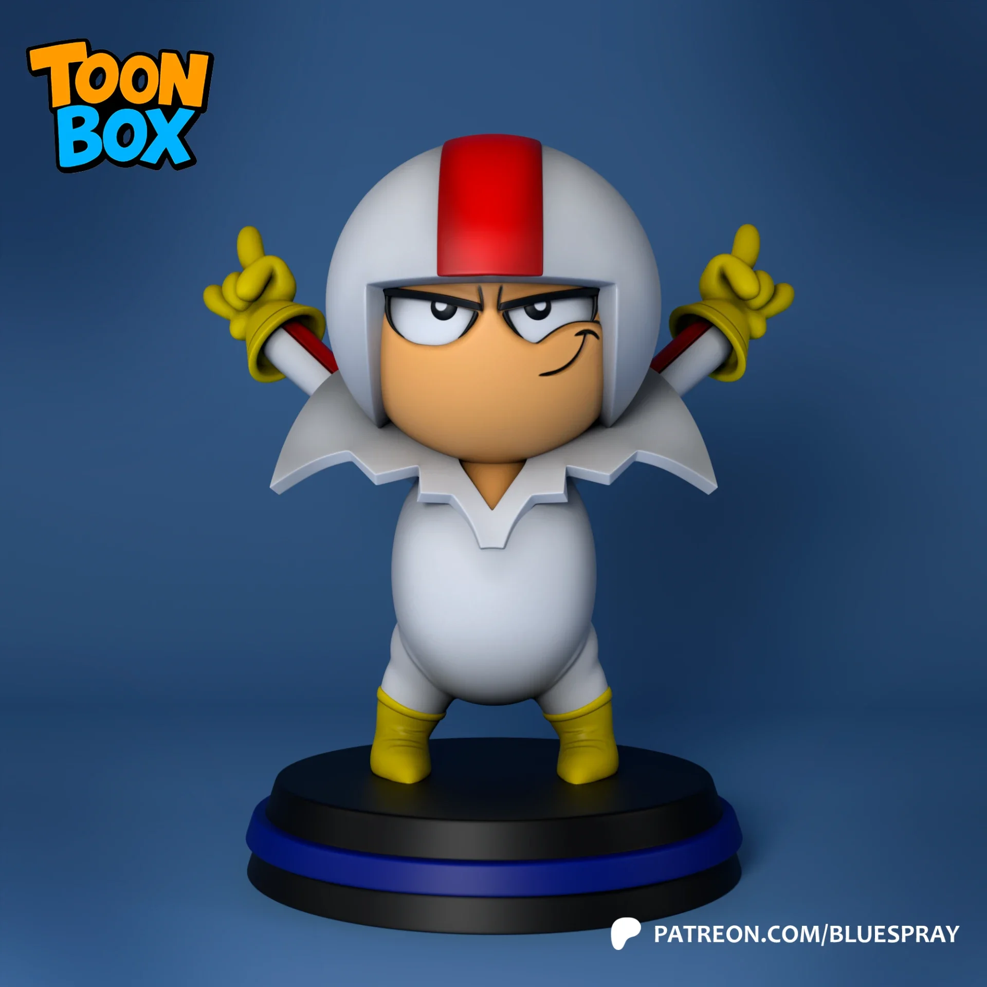 Figurine 3D Résine – "Kick Buttowski" (ToonBox)
