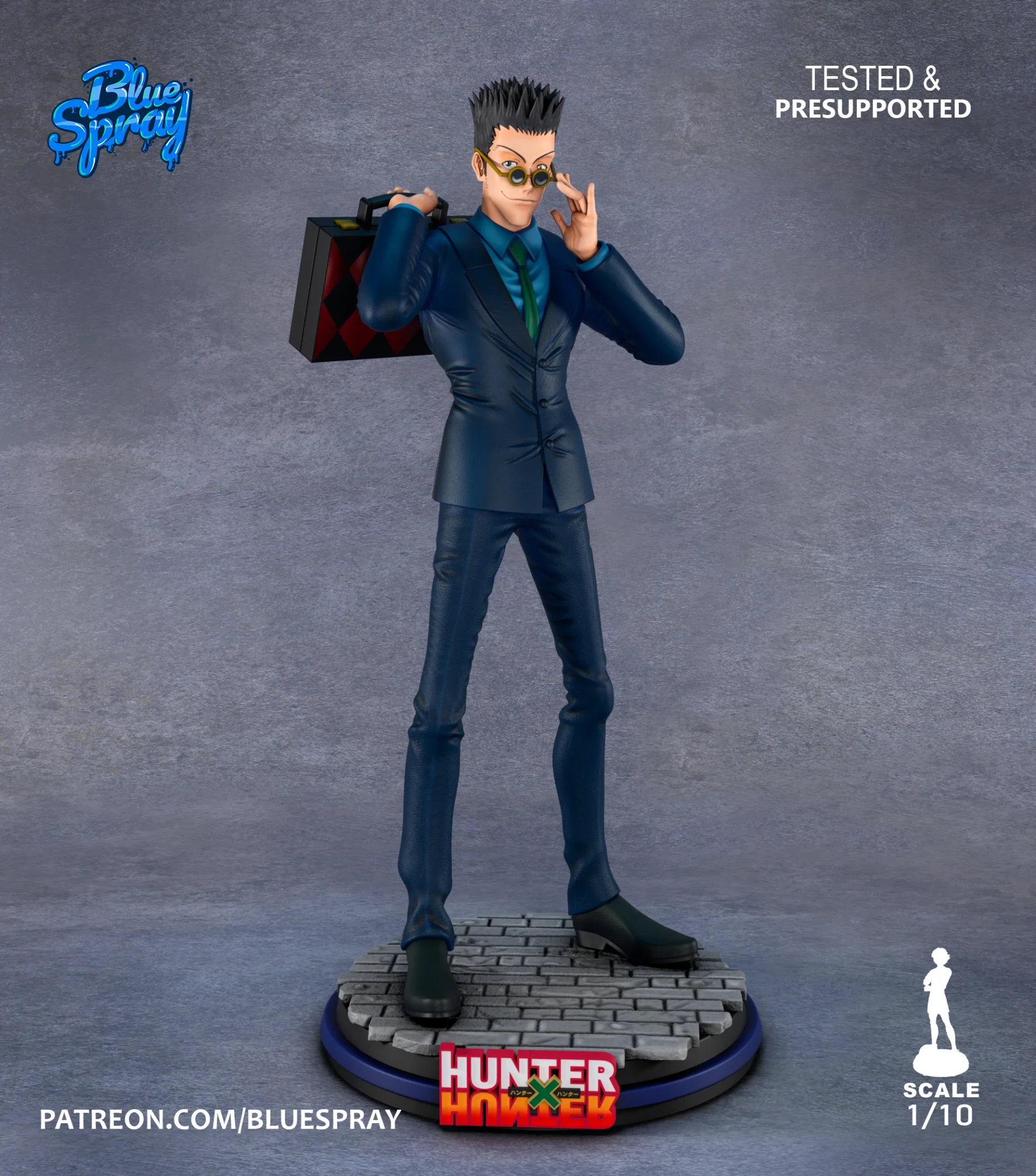 Figurine 3D Résine – "Leorio Paladiknight" (inspirée de Hunter X Hunter)