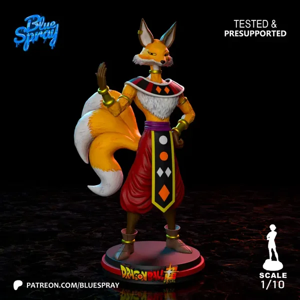 Figurine 3D Résine – "Liquiir" (inspirée de Dragon Ball Super)