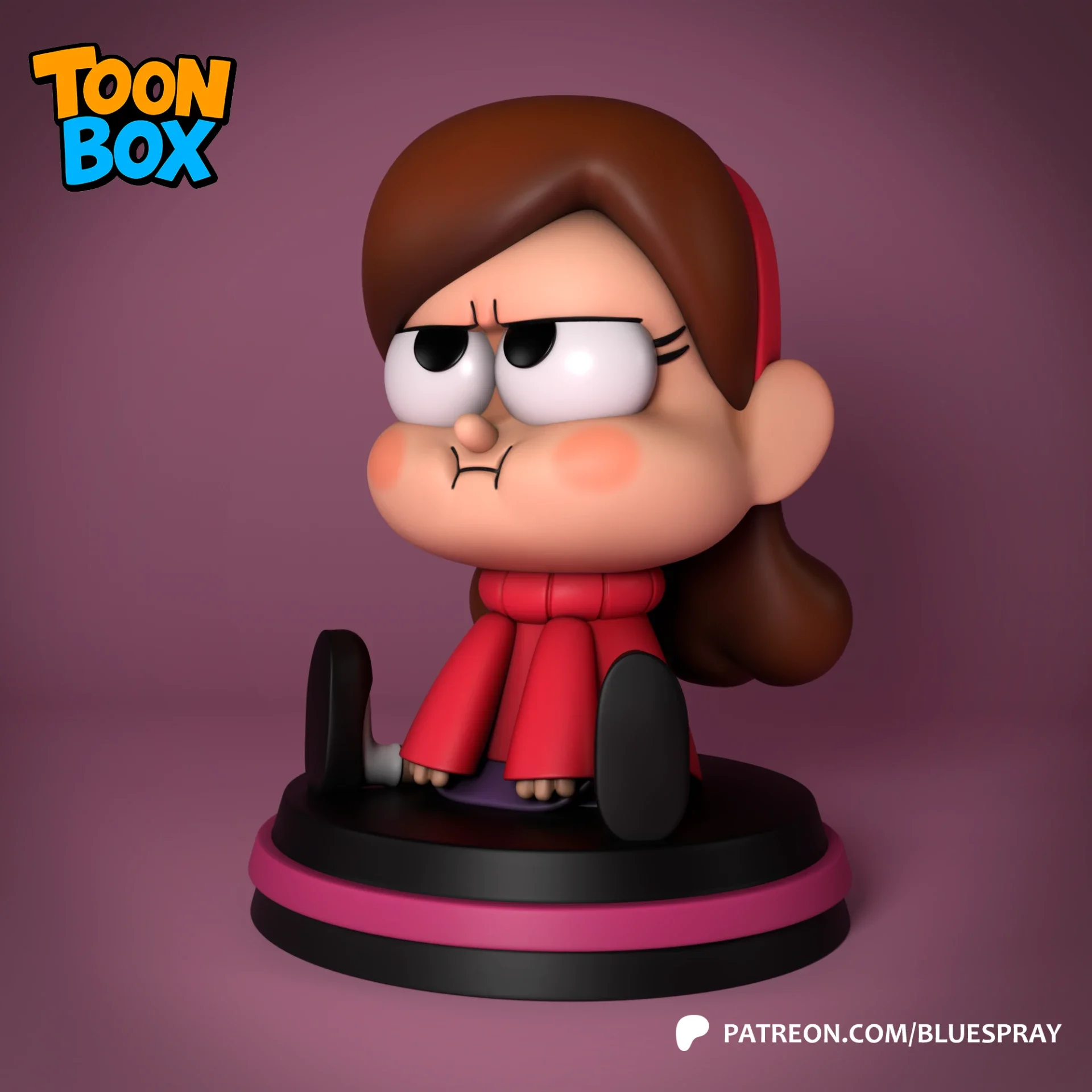 Figurine 3D Résine – "Mabel" (ToonBox)