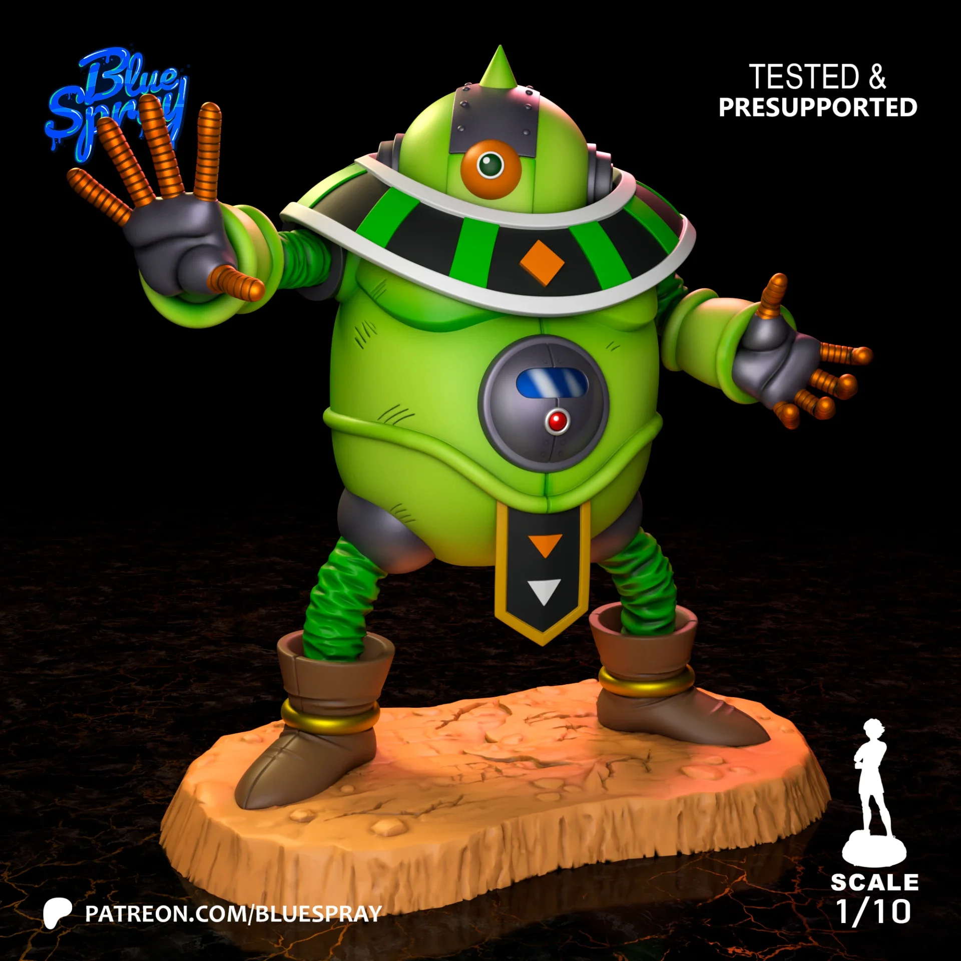 Figurine 3D Résine – "Mosco of Destruction" (inspirée de Dragon Ball Super)