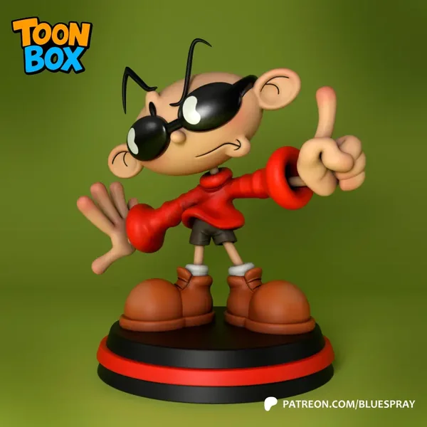 Figurine 3D Résine – "Numbuh 1 " (ToonBox)