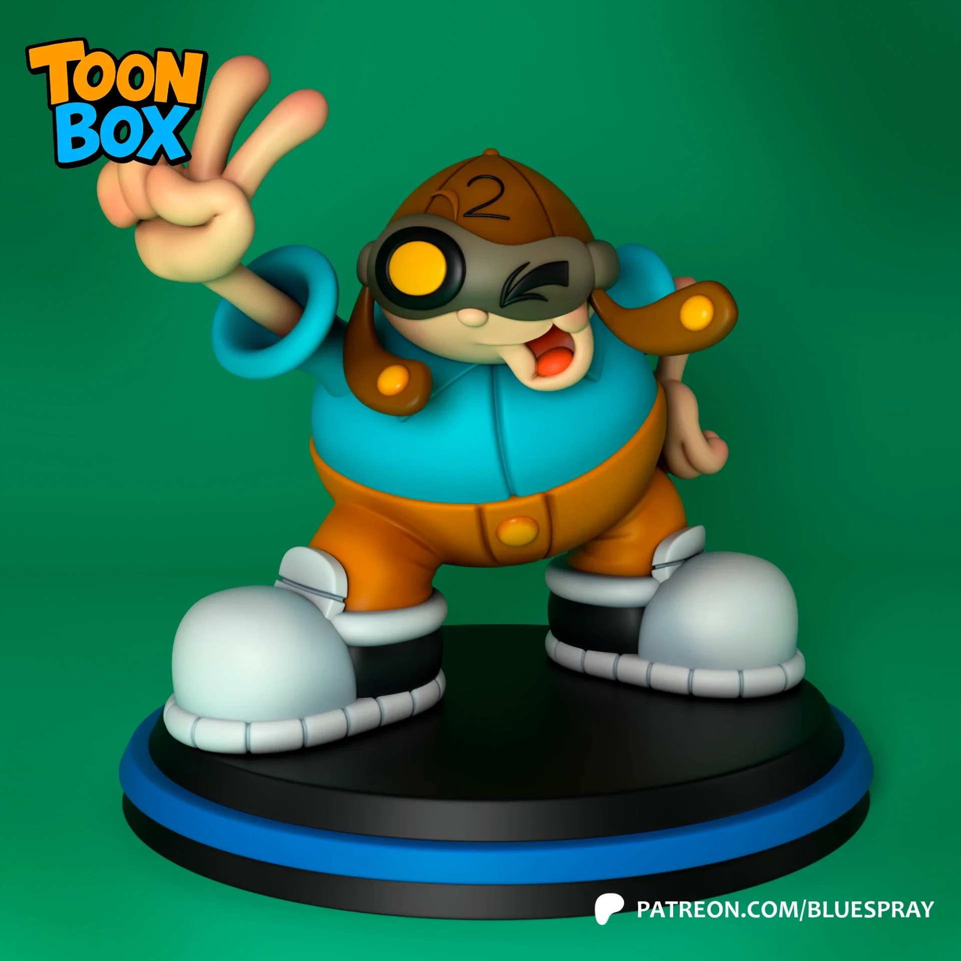 Figurine 3D Résine – "Numbuh 2" (ToonBox)