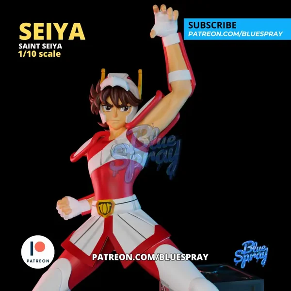 Figurine 3D Résine – "Pegasus Seiya" (inspirée de Saint Seiya)