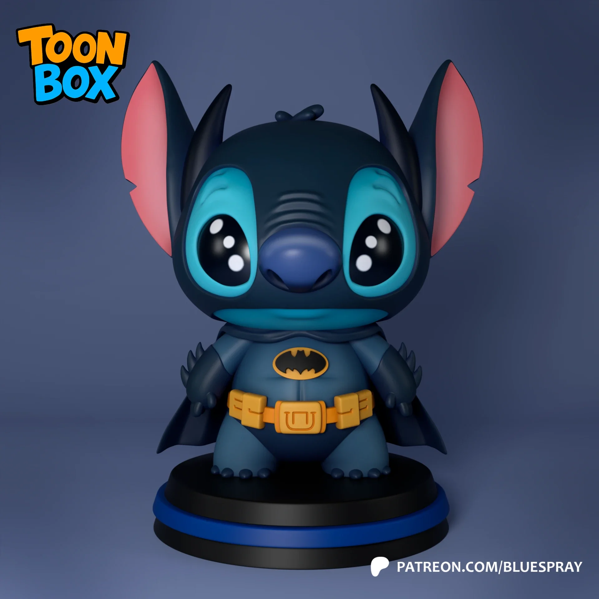 Figurine 3D Résine – "Batman-Stitch" (ToonBox)