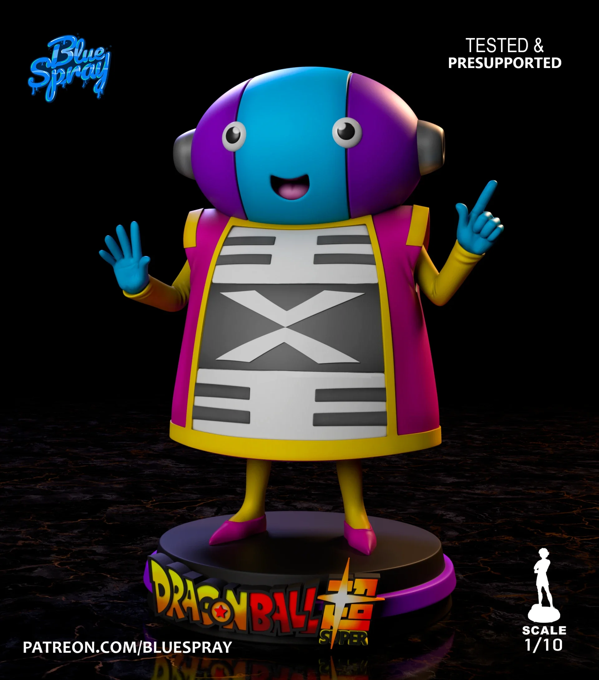 Figurine 3D Résine – "Zeno Sama" (inspirée de Dragon Ball Super)