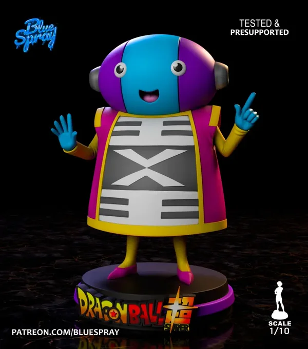 Figurine 3D Résine – "Zeno Sama" (inspirée de Dragon Ball Super)