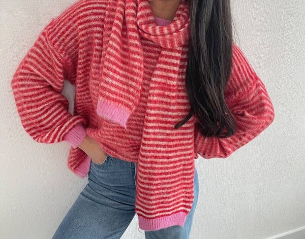 Knit with scarf Lolita