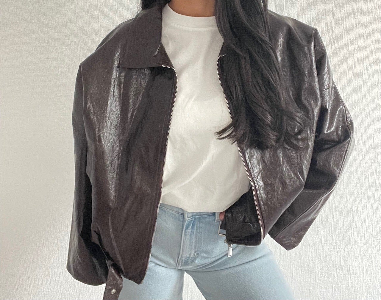 Faux leather jacket Dina