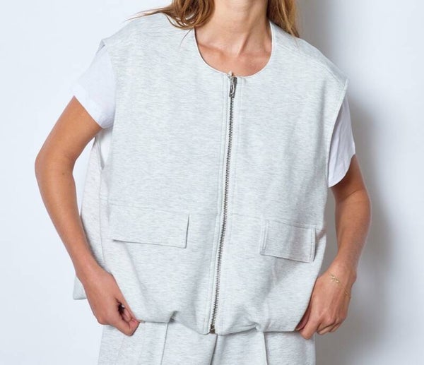 Zipped vest