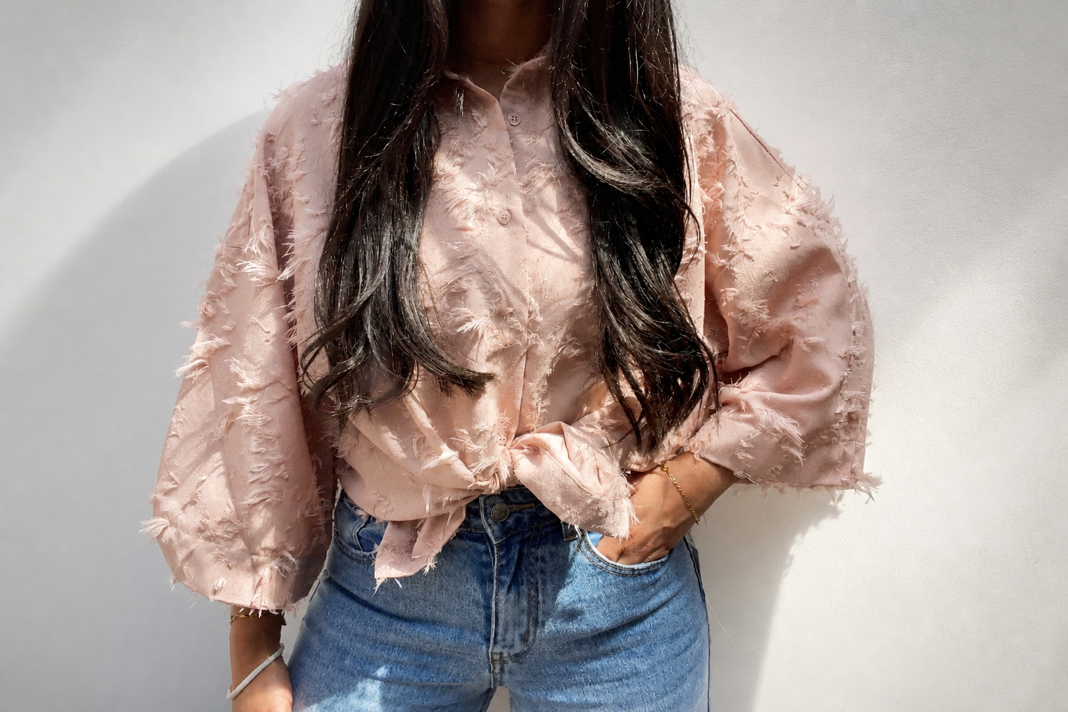 Fringed blouse