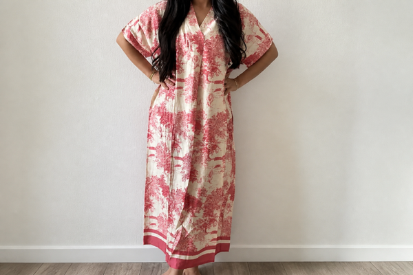 Printed dress shortsleeve