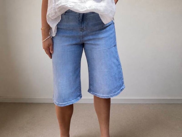 Denim bermuda