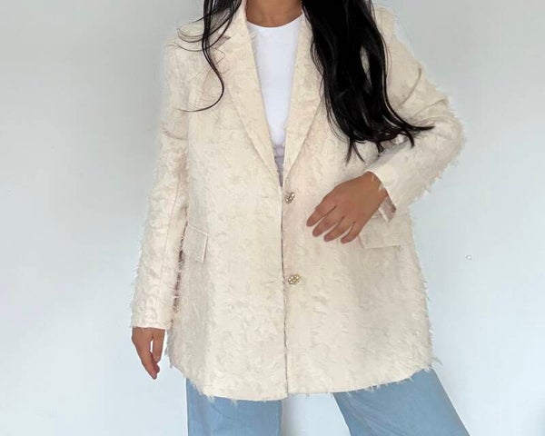 Feather blazer