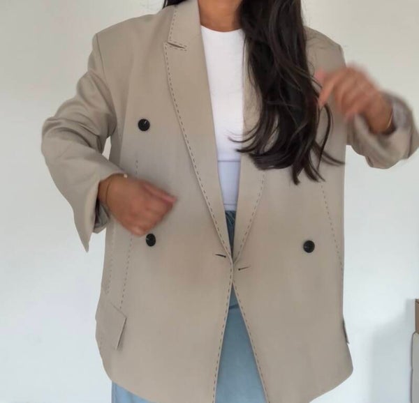 Stitched blazer