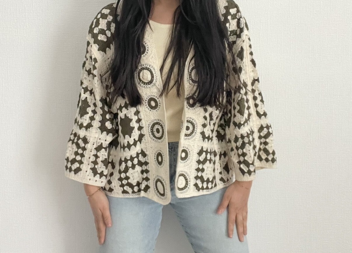 Crocheted vest