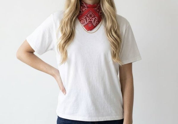 T-shirt with bandana