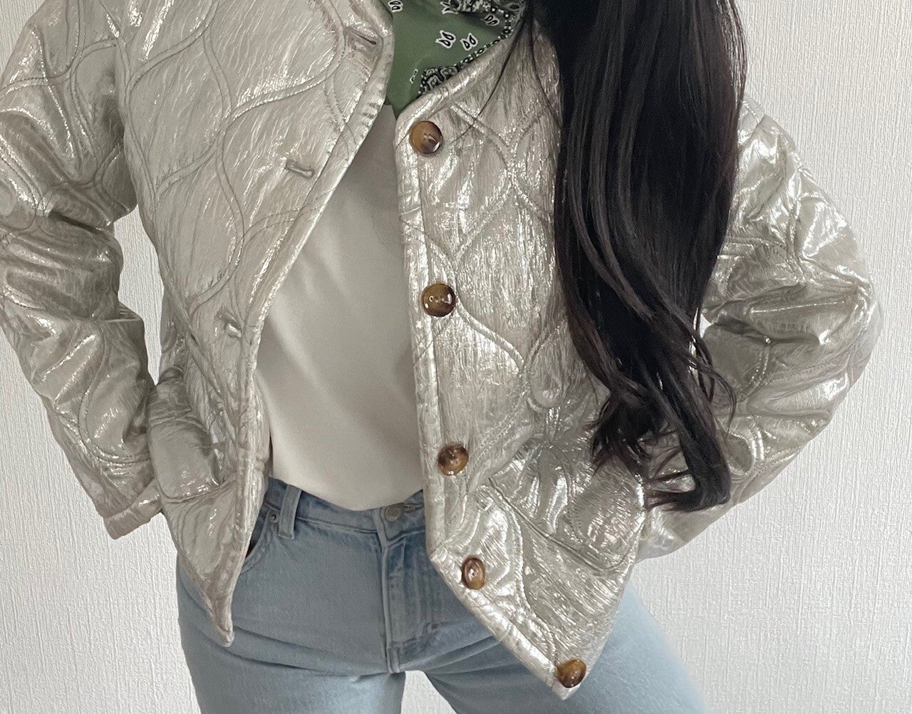 Silver jacket Luma