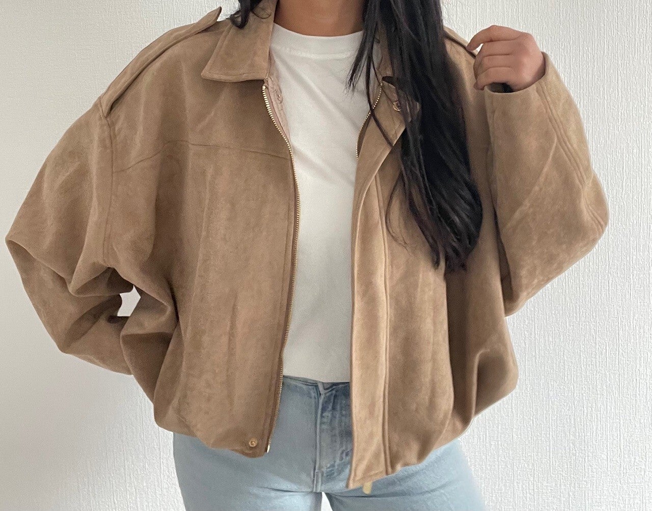 Suede jacket Lilya