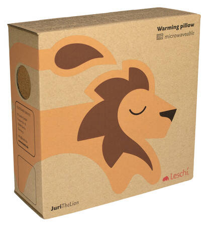 biologisch warmtekussen leeuw verpakking blomaardig.nl