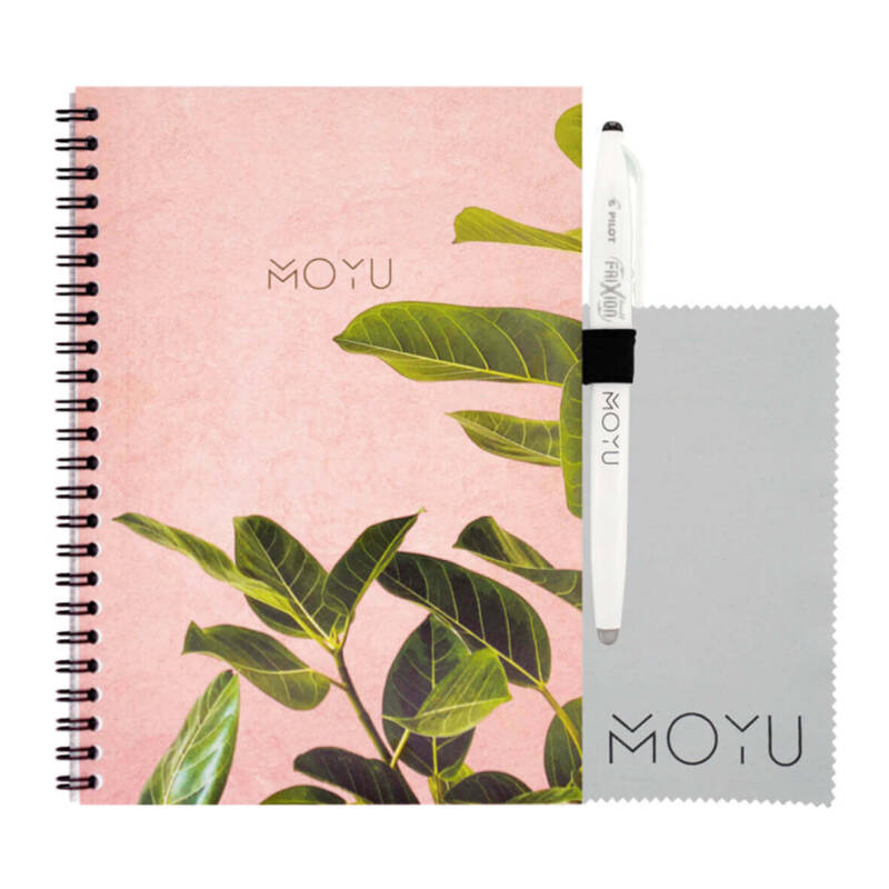 duurzaam notebook A5 MOYU pink blomaardig.nl