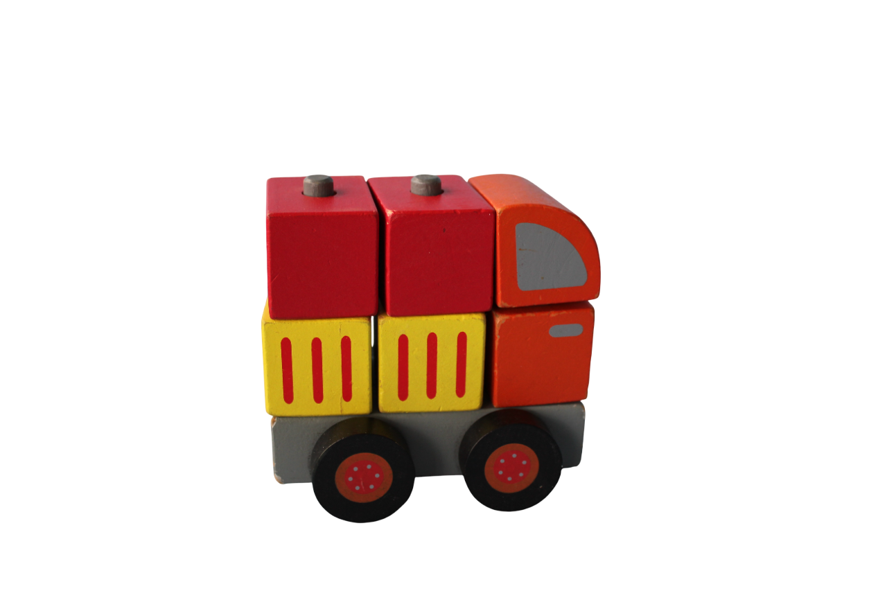 houten vrachtwagentje