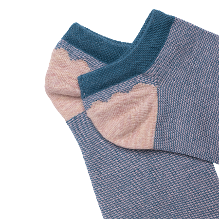 duurzame sneackersokken gemaakt van visnetten detail blomaardig.nl