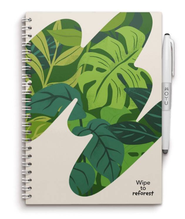 duurzaam notebook A5 MOYU jungle blomaardig.nl