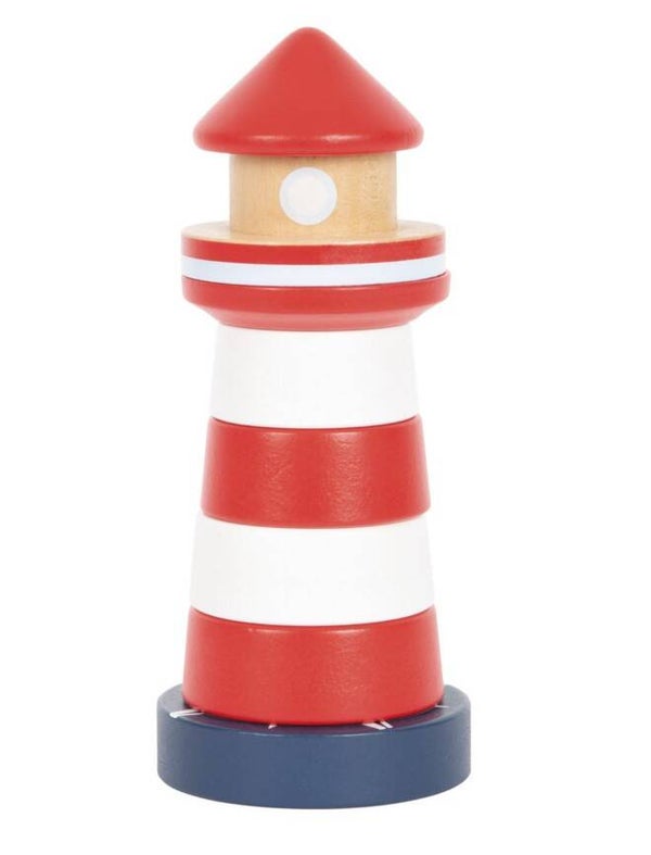 Houten stapeltoren - Vuurtoren