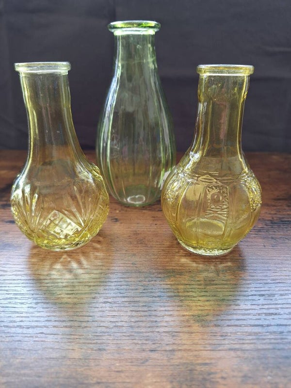 Glazen vaasjes