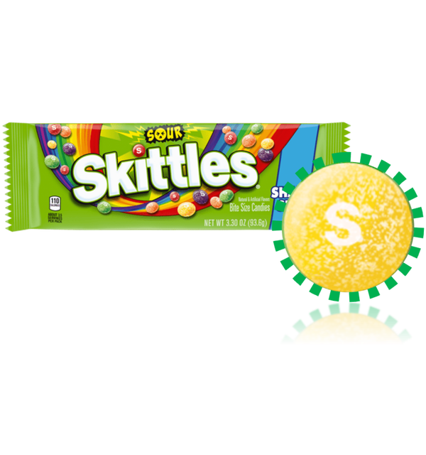 SKITTLES Sour Candy - Lemon