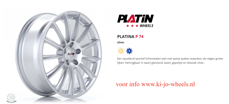 PLATIN DE NUMMER 1 IN VELGEN BIJ KI-JOBANDEN KERKDRIEL