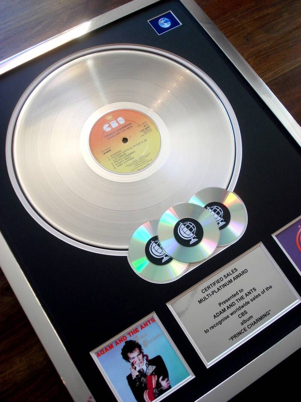 Adam and the Prince Charming Multi-Platinum Disc