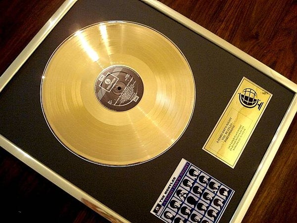 The Beatles - A Hard Day's Night Gold Disc Album