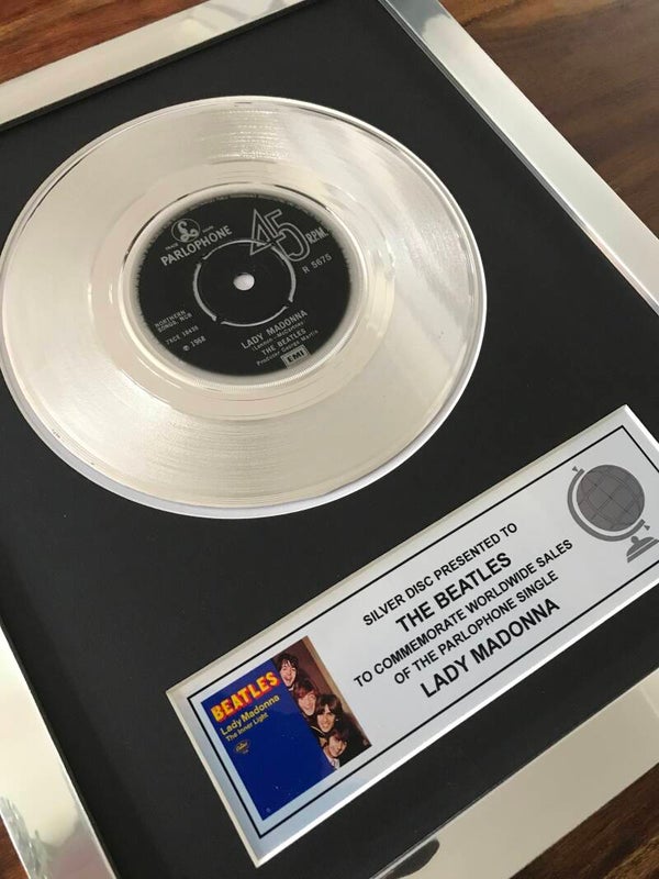 The Beatles Lady Madonna Platinum Disc