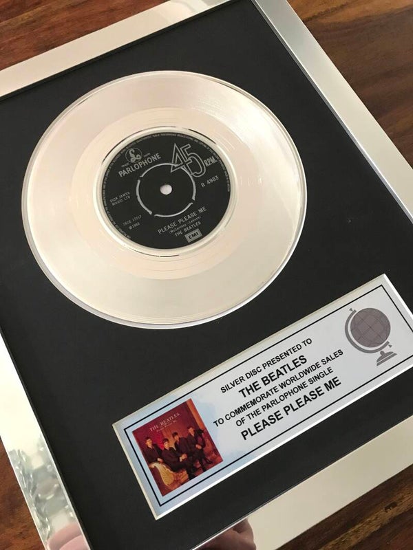The Beatles Please Please Me Platinum Disc