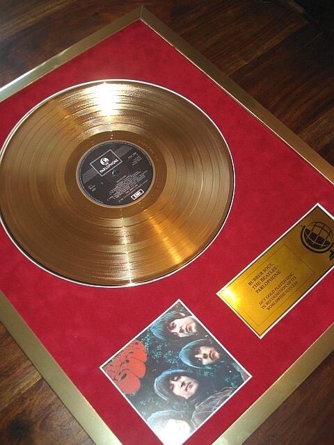 The Beatles - Rubber Soul Gold Disc Album