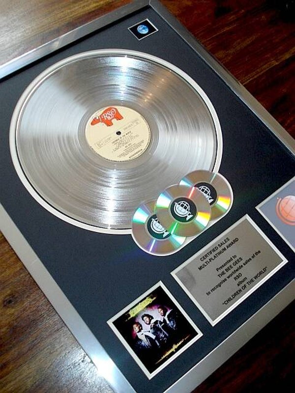 The Bee Gees Children of the World Multi-platinum Disc