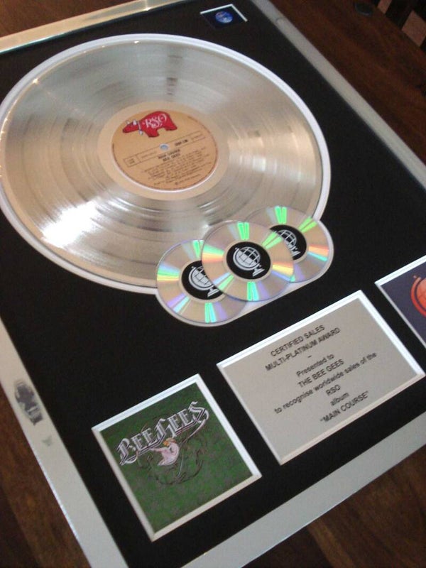 The Bee Gees Main Course Multi-platinum Disc