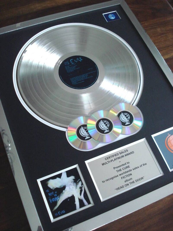 The Cure Head on the Door Multi-platinum Disc