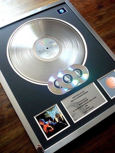 David Bowie Let's Dance Multi-platinum Disc