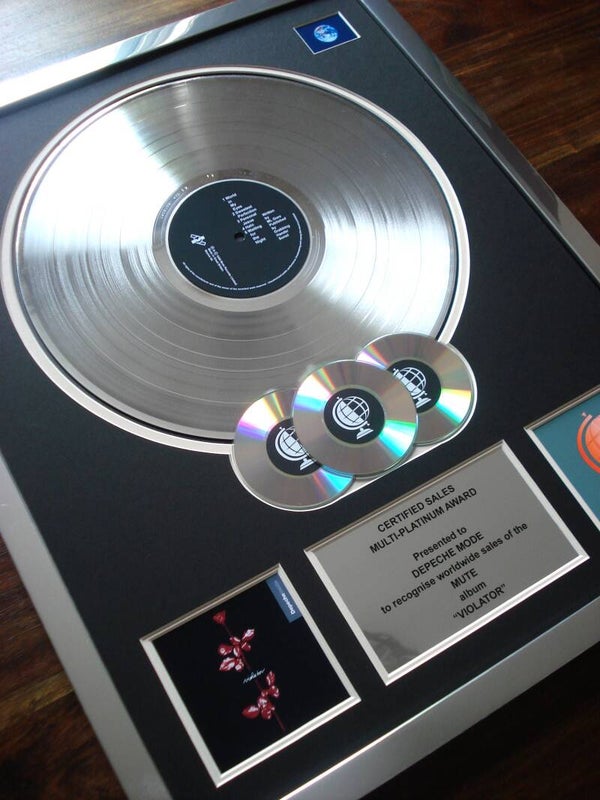 Depeche Mode Violator Multi-platinum Disc